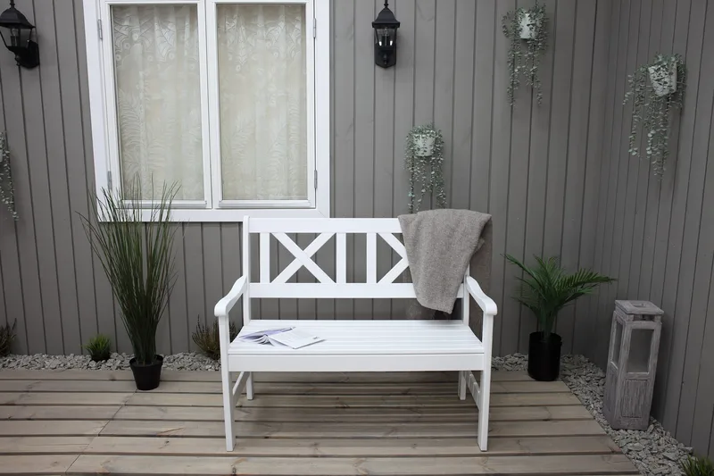 Olivo 2-seter Sofa - Hvit - Hagemøbler - Loungemøbler - Lounge sofa