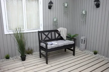 Olivo 2-seter Sofa - Kaffesvart - Hagemøbler - Loungemøbler - Lounge sofa