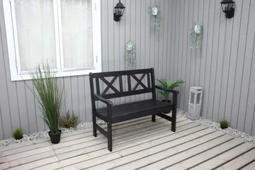 Olivo 2-seter Sofa - Kaffesvart - Hagemøbler - Loungemøbler - Lounge sofa