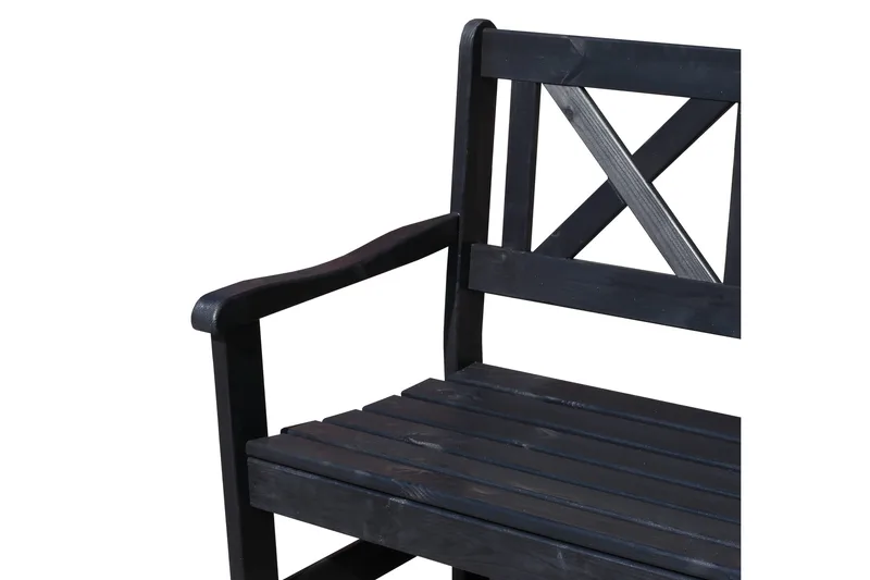 Olivo 2-seter Sofa - Kaffesvart - Hagemøbler - Loungemøbler - Lounge sofa