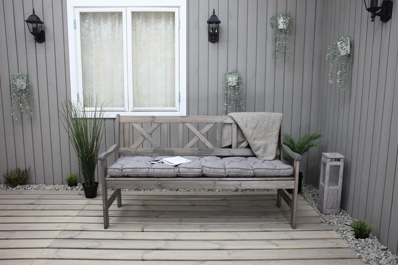 Olivo 3-seter Sofa - Grå - Hagemøbler - Loungemøbler - Lounge sofa