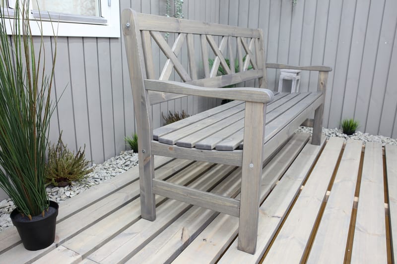 Olivo 3-seter Sofa - Grå - Hagemøbler - Loungemøbler - Lounge sofa