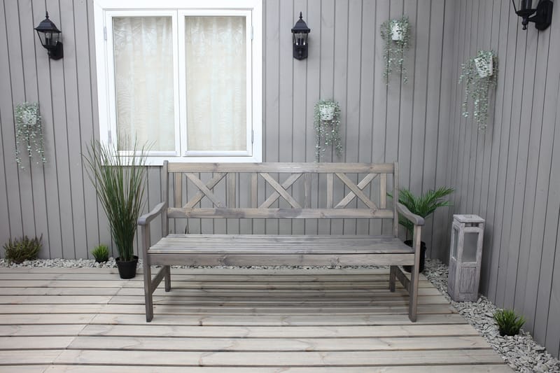 Olivo 3-seter Sofa - Grå - Hagemøbler - Loungemøbler - Lounge sofa