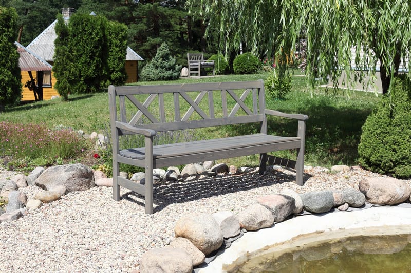 Olivo 3-seter Sofa - Grå - Hagemøbler - Loungemøbler - Lounge sofa