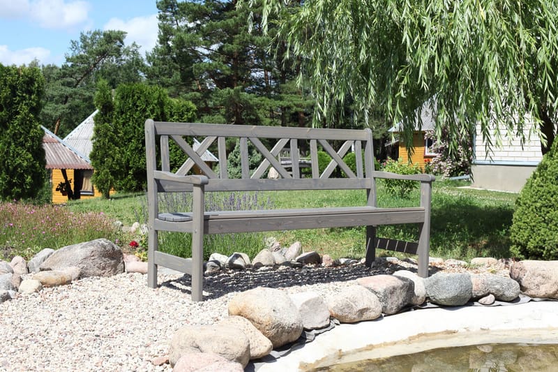 Olivo 3-seter Sofa - Grå - Hagemøbler - Loungemøbler - Lounge sofa