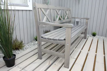 Olivo 3-seter Sofa - Grå - Hagemøbler - Loungemøbler - Lounge sofa