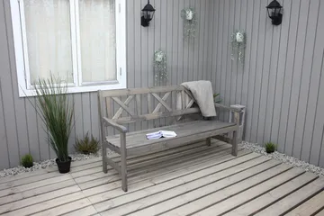Olivo 3-seter Sofa - Grå - Hagemøbler - Loungemøbler - Lounge sofa