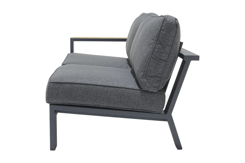 Palau 2-seter Sofa Høyre - Grå - Hagemøbler - Loungemøbler - Lounge sofa