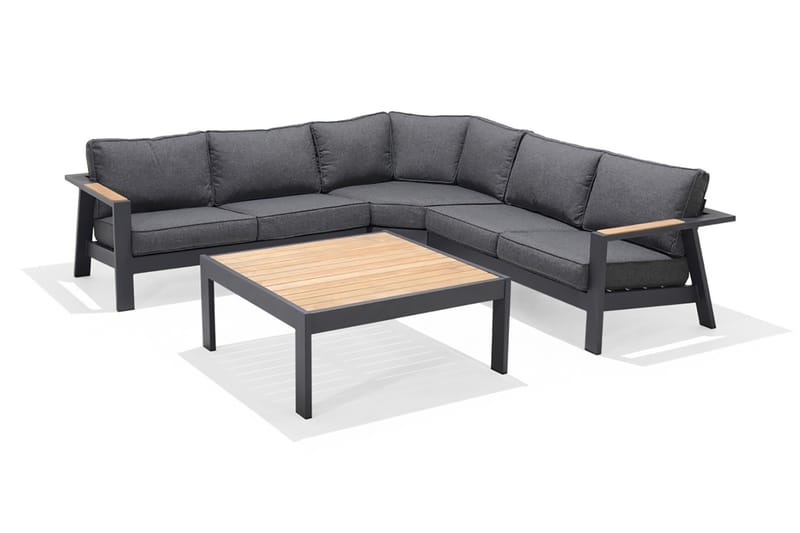 Palau 2-seter Sofa Høyre - Grå - Lounge sofa - Balkongsofaer - Utesofa