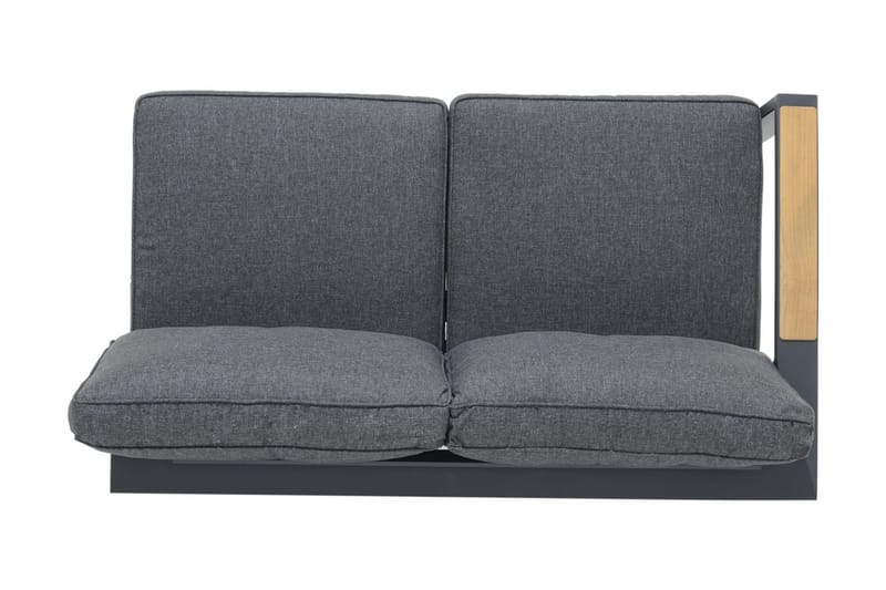 Palau 2-seter Sofa Høyre - Grå - Hagemøbler - Loungemøbler - Lounge sofa