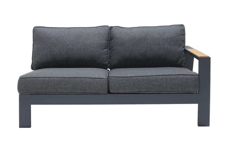 Palau 2-seter Sofa Venstre - Grå - Hagemøbler - Loungemøbler - Lounge sofa