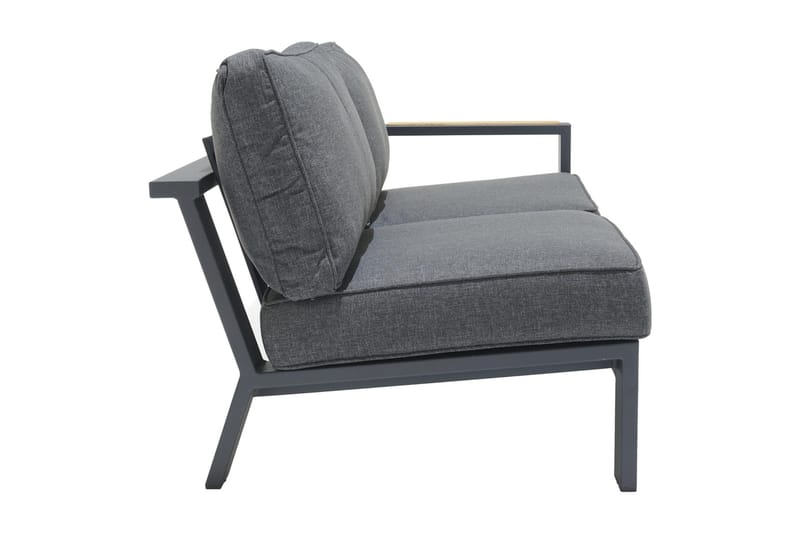 Palau 2-seter Sofa Venstre - Grå - Hagemøbler - Loungemøbler - Lounge sofa