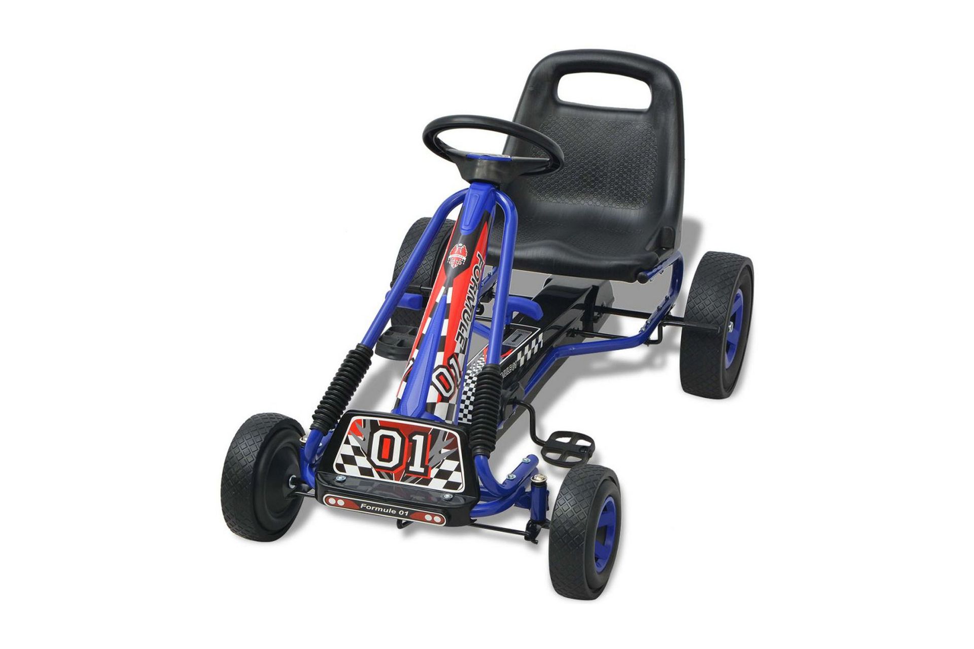 Pedal--go-kart med justerbar sete blå - Hagemøbler - Loungemøbler - Lounge sofa