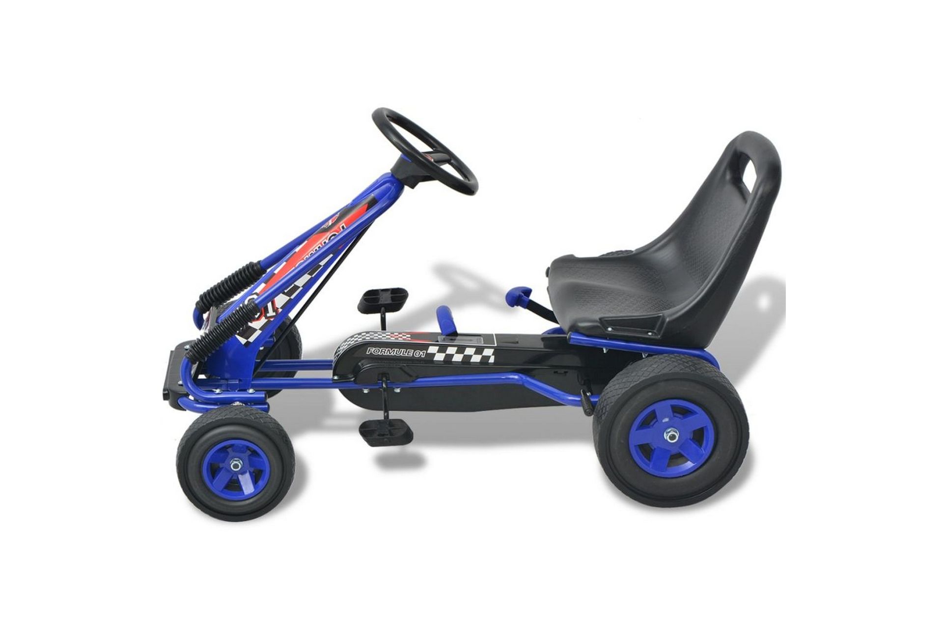 Pedal--go-kart med justerbar sete blå - Hagemøbler - Loungemøbler - Lounge sofa