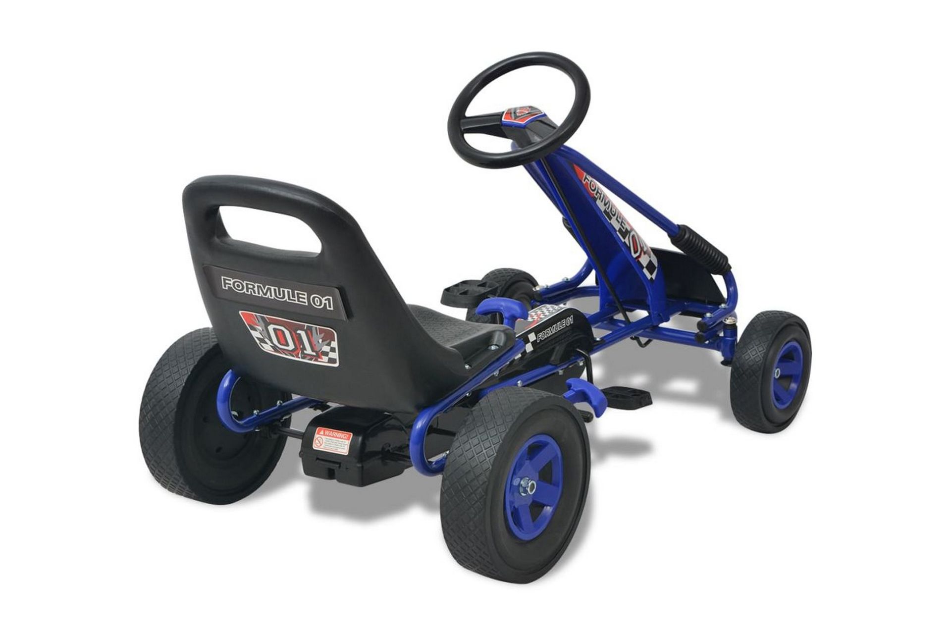 Pedal--go-kart med justerbar sete blå - Hagemøbler - Loungemøbler - Lounge sofa