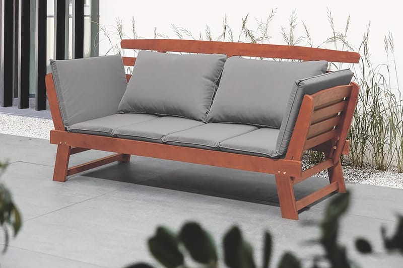 Portici Sofa 210 cm - Tre / Natur - Hagemøbler - Loungemøbler - Lounge sofa