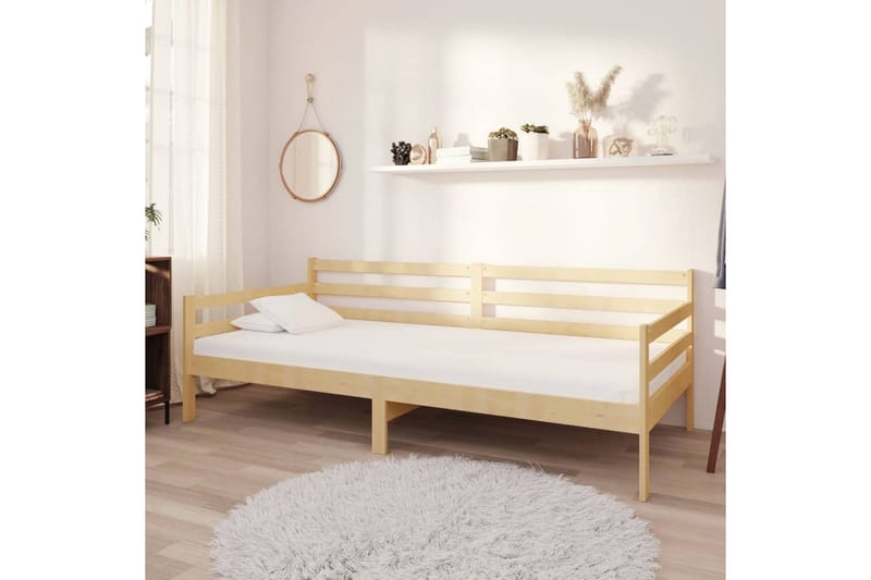 Sengeramme heltre furu 90x200 cm - Brun - Hagemøbler - Loungemøbler - Lounge sofa