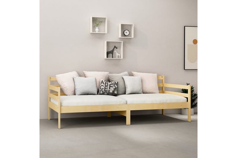 Sengeramme heltre furu 90x200 cm - Brun - Hagemøbler - Loungemøbler - Lounge sofa
