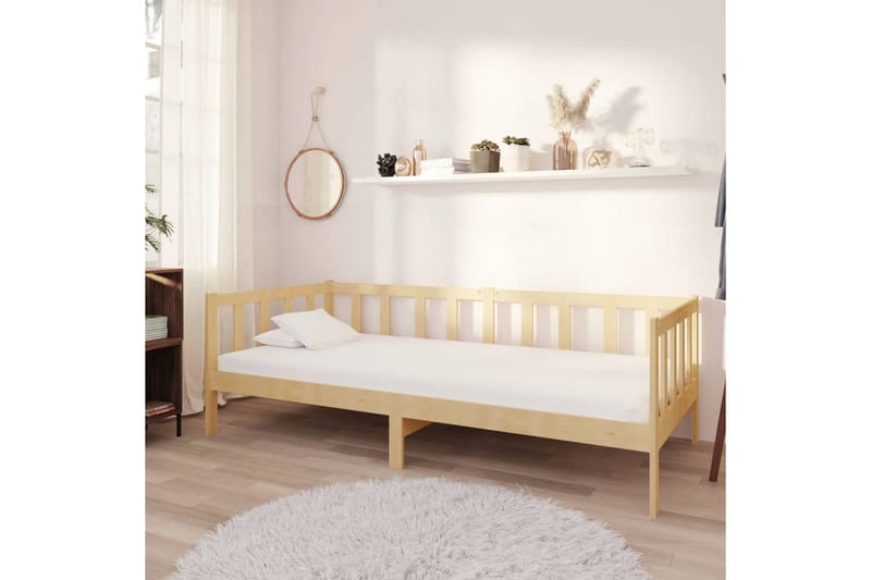 Sengeramme heltre furu 90x200 cm - Brun - Hagemøbler - Loungemøbler - Lounge sofa