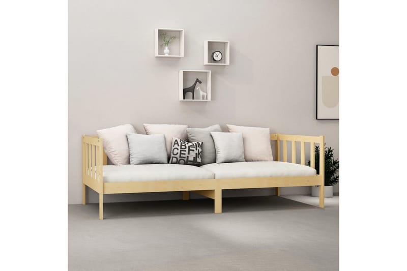 Sengeramme heltre furu 90x200 cm - Brun - Hagemøbler - Loungemøbler - Lounge sofa