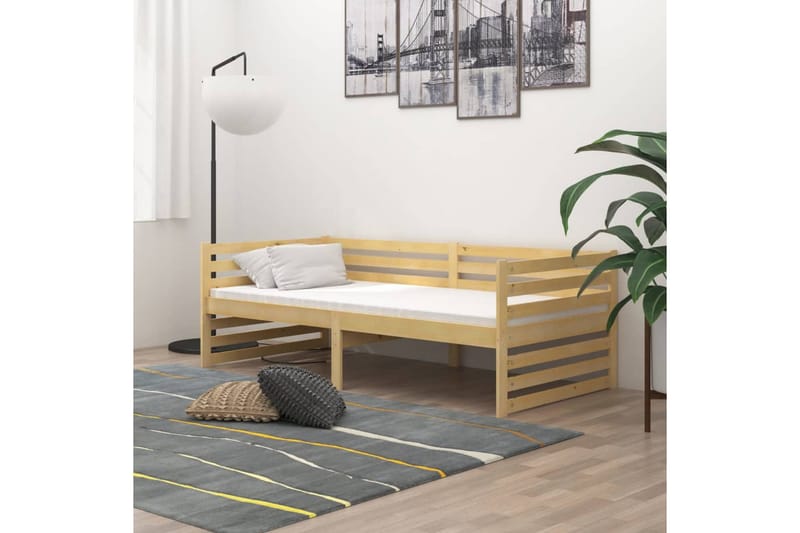 Sengeramme heltre furu 90x200 cm - Brun - Lounge sofa - Utesofa