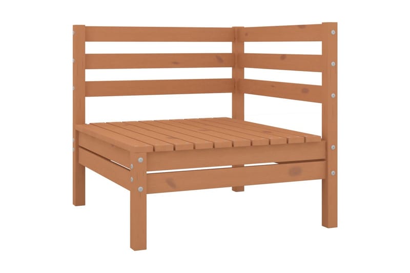 Utendørs hjørnesofaer 2 stk heltre furu honningbrun - Brun - Hagemøbler - Loungemøbler - Lounge sofa