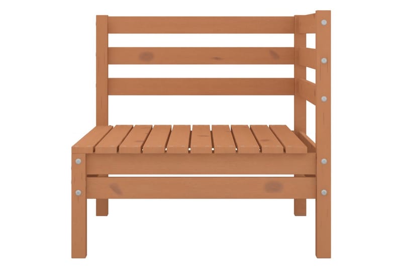 Utendørs hjørnesofaer 2 stk heltre furu honningbrun - Brun - Hagemøbler - Loungemøbler - Lounge sofa