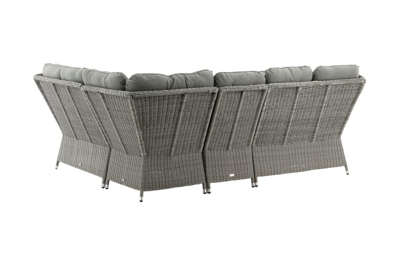 Washington Hjørnesofa - Grå - Hagemøbler - Loungemøbler - Lounge sofa