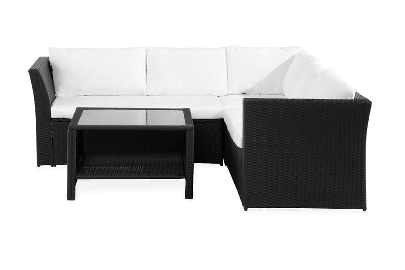 Wisconsin Light - Svart / Hvit - Hagemøbler - Loungemøbler - Lounge sofa