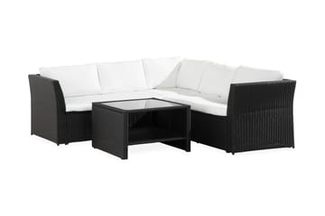 Wisconsin Light - Svart / Hvit - Hagemøbler - Loungemøbler - Lounge sofa
