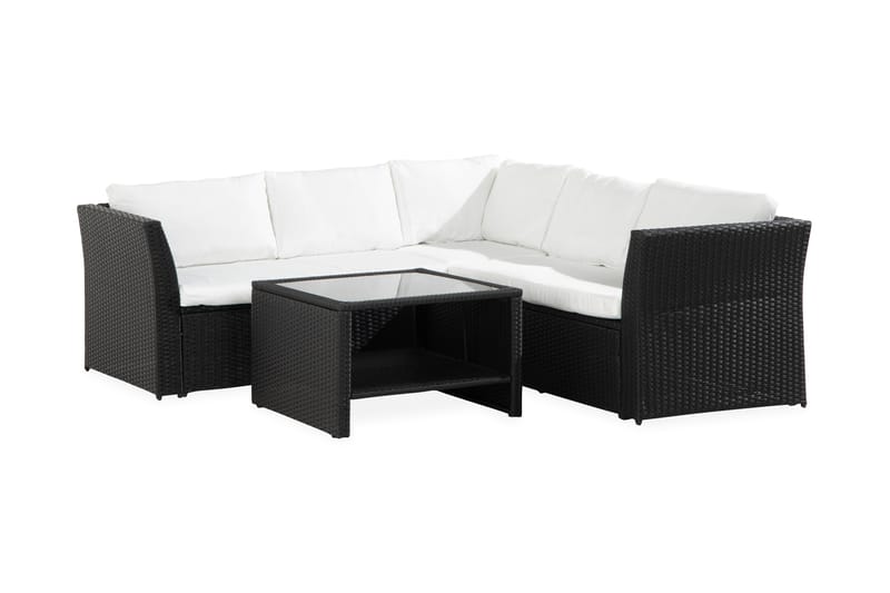 Wisconsin Light - Svart / Hvit - Hagemøbler - Loungemøbler - Lounge sofa