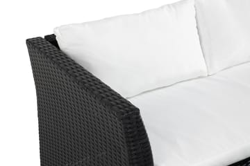 Wisconsin Light - Svart / Hvit - Hagemøbler - Loungemøbler - Lounge sofa