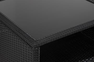 Wisconsin Light - Svart / Hvit - Hagemøbler - Loungemøbler - Lounge sofa