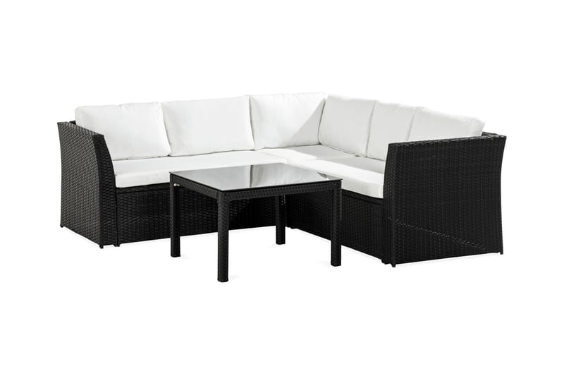 Wisconsin Light - Svart / Hvit - Hagemøbler - Loungemøbler - Lounge sofa