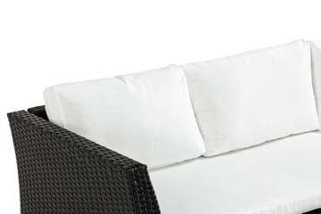 Wisconsin Light - Svart / Hvit - Hagemøbler - Loungemøbler - Lounge sofa