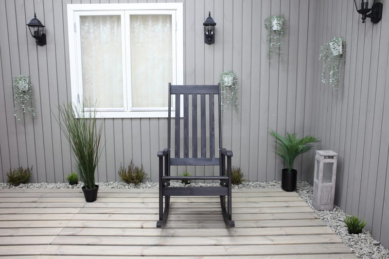 Ellabell Gyngestol - Kaffesvart - Hagemøbler - Loungemøbler - Loungestol ute