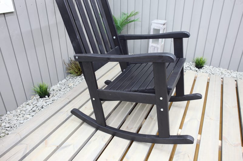 Ellabell Gyngestol - Kaffesvart - Hagemøbler - Loungemøbler - Loungestol ute