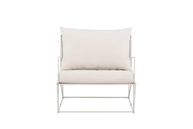 Usteryd Lenestol Utendørs Beige - Grå - Hagemøbler - Loungemøbler - Loungestol ute