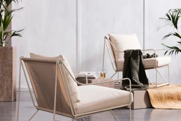 Usteryd Lenestol Utendørs Beige - Grå - Hagemøbler - Loungemøbler - Loungestol ute