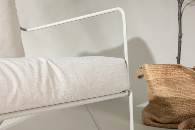 Usteryd Lenestol Utendørs Beige - Grå - Hagemøbler - Loungemøbler - Loungestol ute