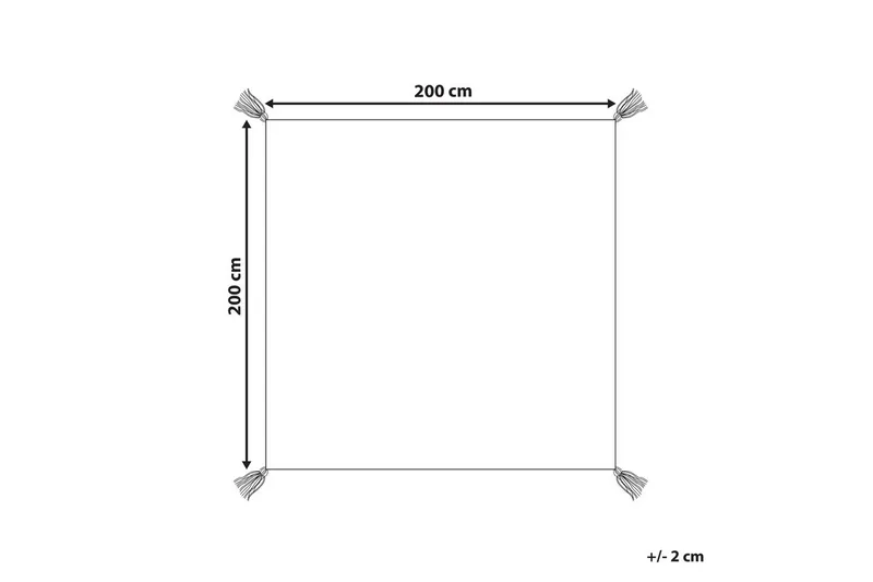 Piknikteppe Lashari Firkantet - Firkantet - Tekstiler - Pute & pledd - Tepper & pledd