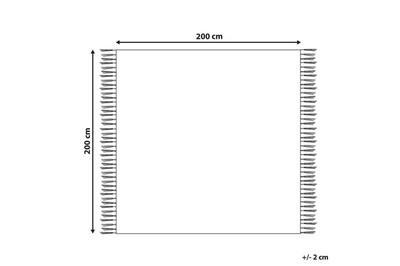 Piknikteppe Mouza 200x200 cm - 200x200 cm - Hagemøbler - Loungemøbler - Møbeltrekkpakker