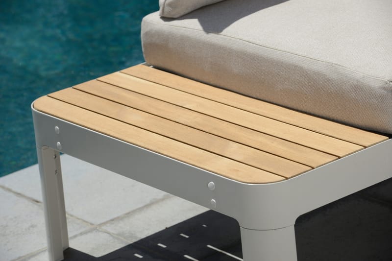 Portals Modulsett Utendørs 2× 2-seter sofaer - Korallsand - Hagemøbler - Loungemøbler - Sofagruppe utendørs