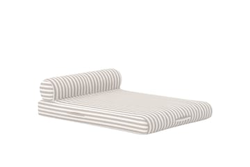 Redang solseng utendørs - Beige og hvite striper - Hagemøbler - Stoler & Lenestoler - Solseng & solvogner