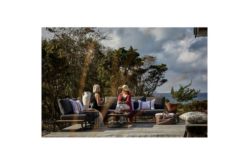 Sofa Hillerstorp Oxelunda 3-Seter Grå - Hagemøbler - Loungemøbler - Lounge sofa
