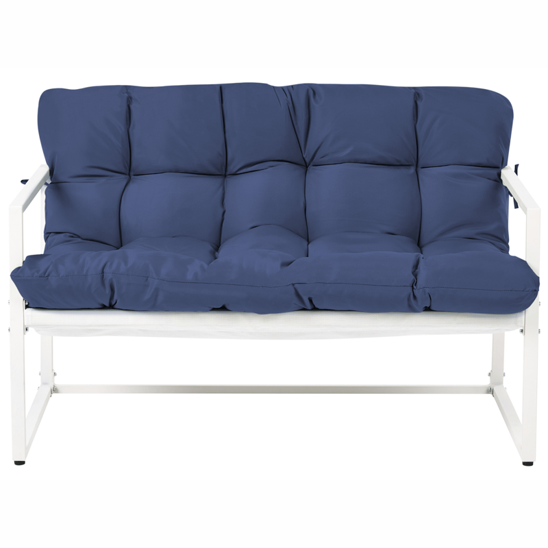 Sofagruppe utendørs med bord 4-seter Garda - Blå/Hvit - Hagemøbler - Loungemøbler - Sofagruppe utendørs
