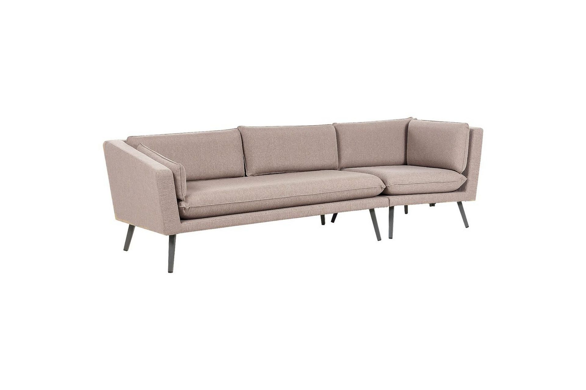 Soffa Beliani Loretello Beige/grå, Högervänd Beige\|\|Grey Right-faced -