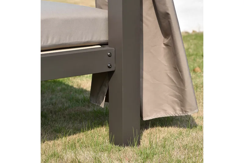 Marokko solseng - Mørkebrun/Beige - Hagemøbler - Loungemøbler - Solseng