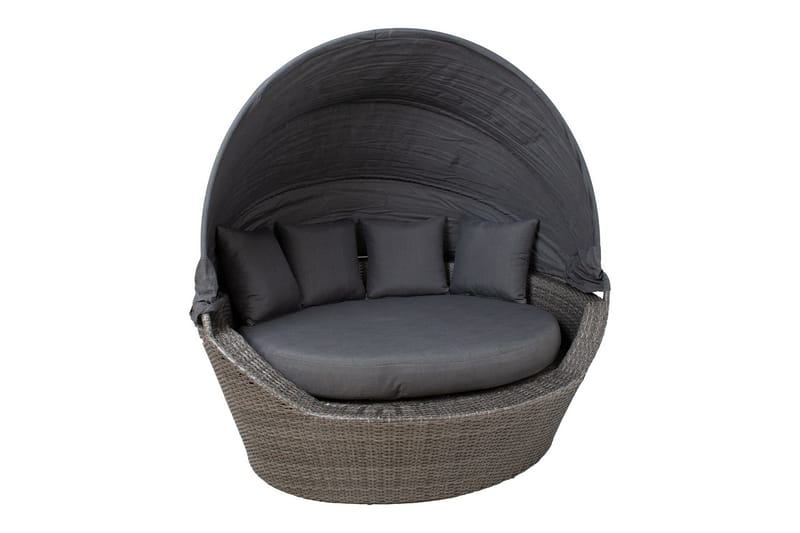 Mini Muse Sofa med Tak Grå - Hagemøbler - Loungemøbler - Solseng