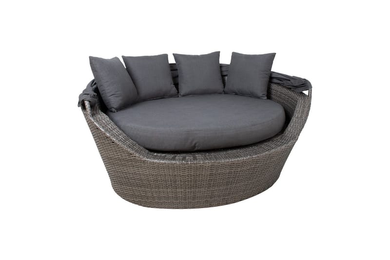 Mini Muse Sofa med Tak Grå - Hagemøbler - Loungemøbler - Solseng